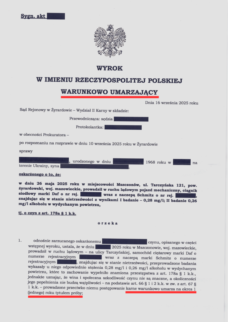 Wyrok sądowy
