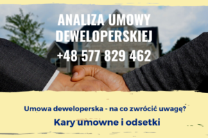 Umowa deweloperska -na co zwrócić uwagę? 3