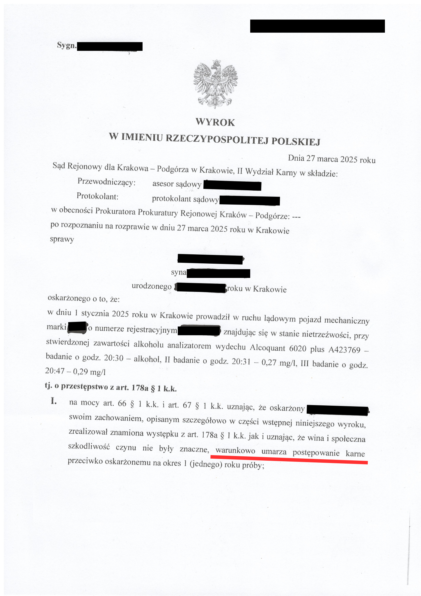Wyrok sądowy