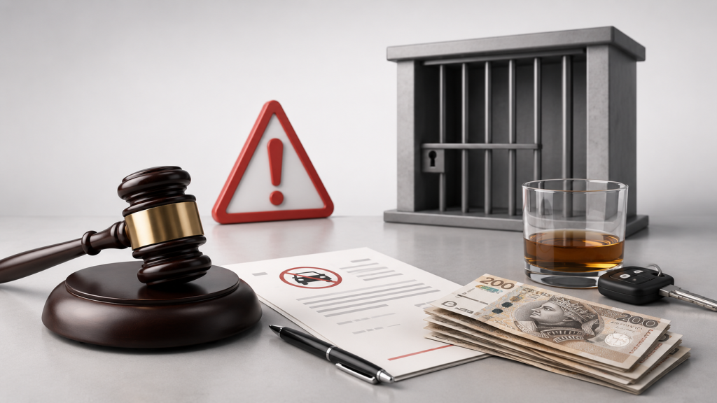 Na ile zabierają prawo jazdy za 1 promil alkoholu? 1